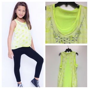 Mini Voiz Girls Double Layer Tank~Size 12